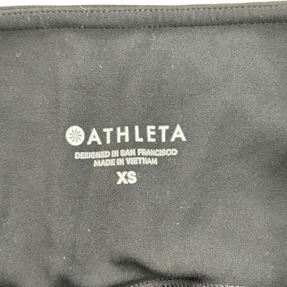Athleta Black Skinny Ankle Leggings Size XS Pull On Yoga Workout Gym Stretch - Picture 3 of 9